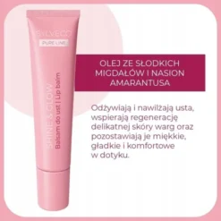 Sylveco Pure Line, balsam do ust, Shine and Glow, 15 ml
