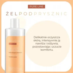 Sylveco Pure Line, żel pod prysznic, nawilżająco-odżywczy, 400 ml