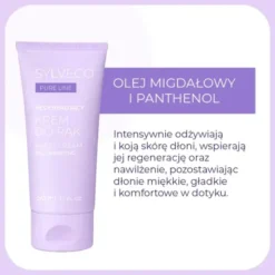 Sylveco Pure Line, krem do rąk, regenerujący, 50 ml