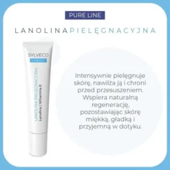 Sylveco Pure Line, lanolina pielęgnacyjna, 15 ml