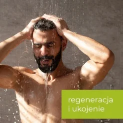 Sylveco Pure Line Men, żel pod prysznic 3w1, kojąco-regenerujący, 400 ml