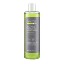 Sylveco Pure Line Men, żel pod prysznic 3w1, kojąco-regenerujący, 400 ml