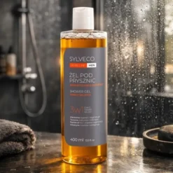 Sylveco Pure Line Men, żel pod prysznic 3w1, energetyzująco-łagodzący, 400 ml