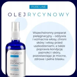 Sylveco Pure Line, olej rycynowy, 95 ml