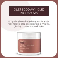 Sylveco Pure Line, peeling do ciała, kawowy, 400 g