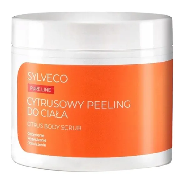 Sylveco Pure Line, peeling do ciała, cytrusowy, 400 g