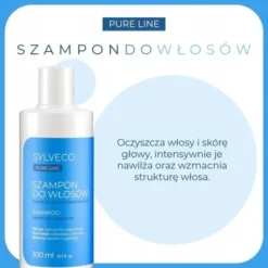 Sylveco Pure Line, szampon, nawilżająco-wzmacniający, 300 ml