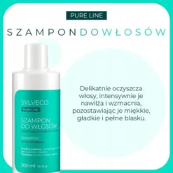 Sylveco Pure Line, szampon odbudowująco-nawilżający, 300 ml
