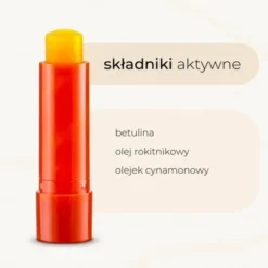 Sylveco, rokitnikowa pomadka ochronnao zapachu cynamonu, 4,6 g