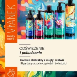 Sylveco Vianek, prebiotyczny żel pod prysznic, pobudzający, 400 ml