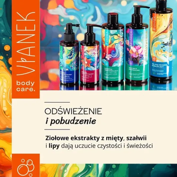 Sylveco Vianek, prebiotyczny żel pod prysznic, pobudzający, 400 ml