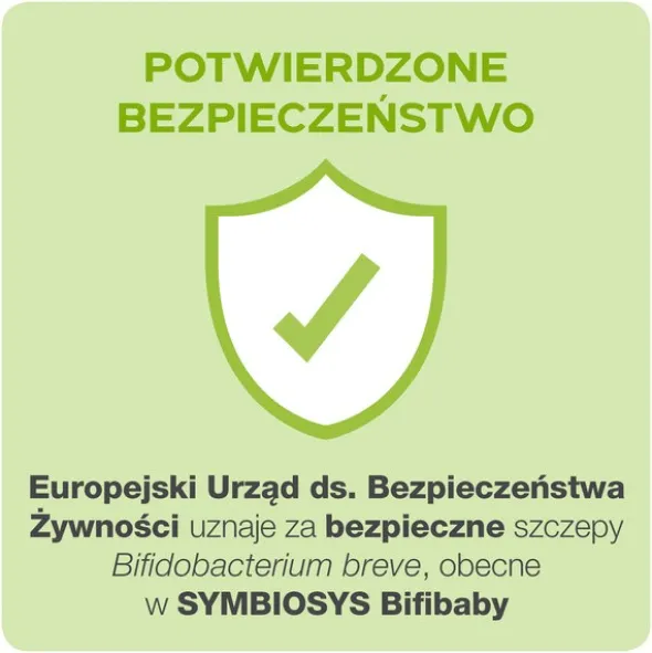 Symbiosys Bifibaby, probiotyk od urodzenia, Bifidobacterium breve, krople, 8 ml