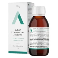 Syrop tymiankowy złożony, (15 g+0,01 g/100g), syrop, 125 g (Amara)