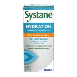 Systane Hydration, nawilżające krople do oczu, 10 ml