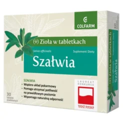 Szałwia, tabletki powlekane, 30 szt.