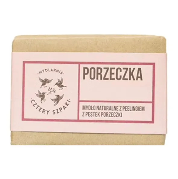 4Szpaki, naturalne mydło w kostce, Porzeczka, 110 g