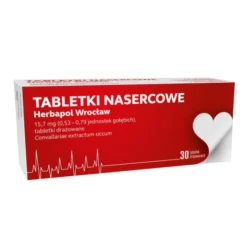 Tabletki nasercowe Herbapol Wrocław, 15,7 mg, tabletki drażowane, 30 szt.