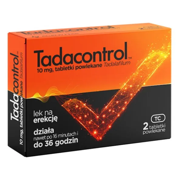 Tadacontrol, 10 mg, tabletki powlekane, 2 szt.
