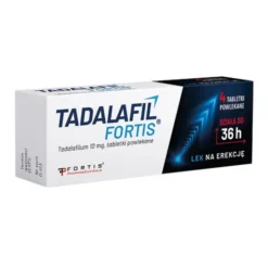 Tadalafil Fortis, 10 mg, tabletki powlekane, 4 szt.