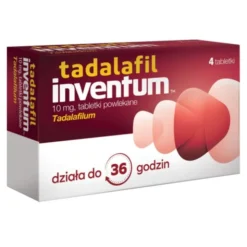 Tadalafil Inventum, 10 mg, tabletki powlekane, 4 szt.