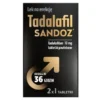 Tadalafil Sandoz, 10 mg, tabletki powlekane, 2 szt.