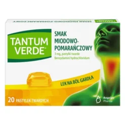 Tantum Verde smak miodowo-pomarańczowy, 3 mg, pastylki twarde, 20 szt.