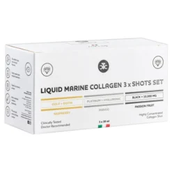 The Collagen Company Płynny Kolagen Morski, płyn, mix smaków, 30 ml x 3 szt.