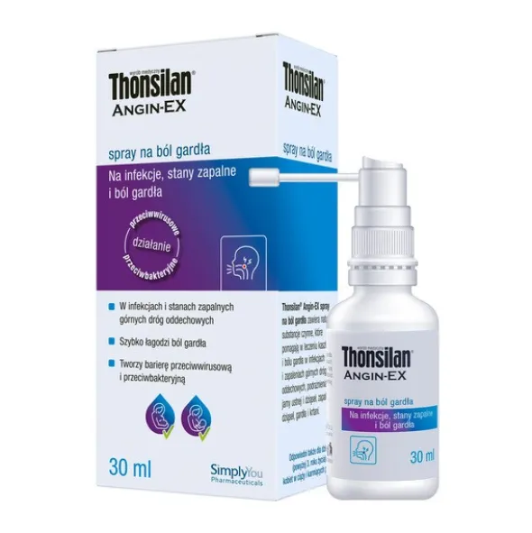 Thonsilan Angin-EX, spray do gardła, 30 ml