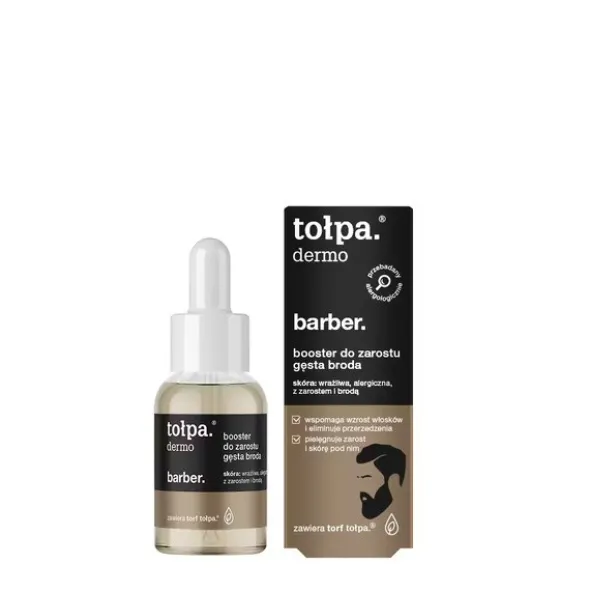 Tołpa Dermo Barber, booster do zarostu, gęsta broda, 30 ml