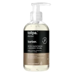 Tołpa dermo barber., żel do mycia twarzy z zarostem i brodą, 150 ml