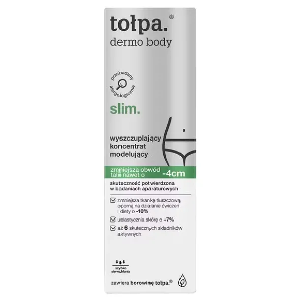 Tołpa dermo body slim, wyszczuplający koncentrat modelujący, 250 ml