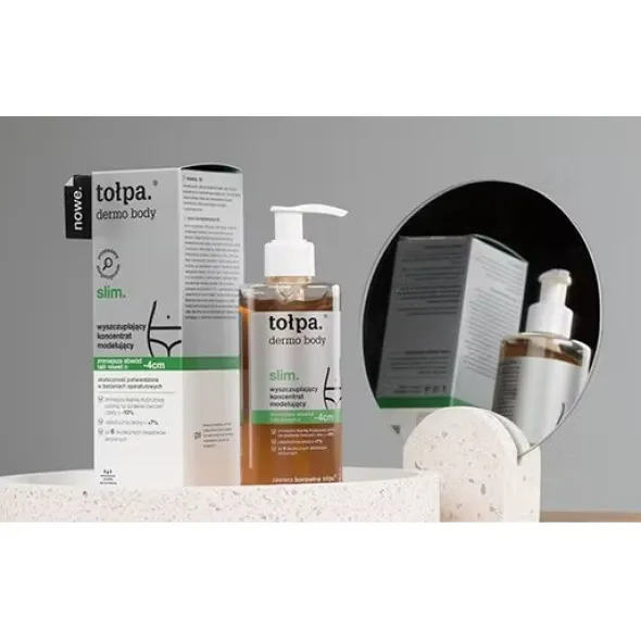 Tołpa dermo body slim, wyszczuplający koncentrat modelujący, 250 ml
