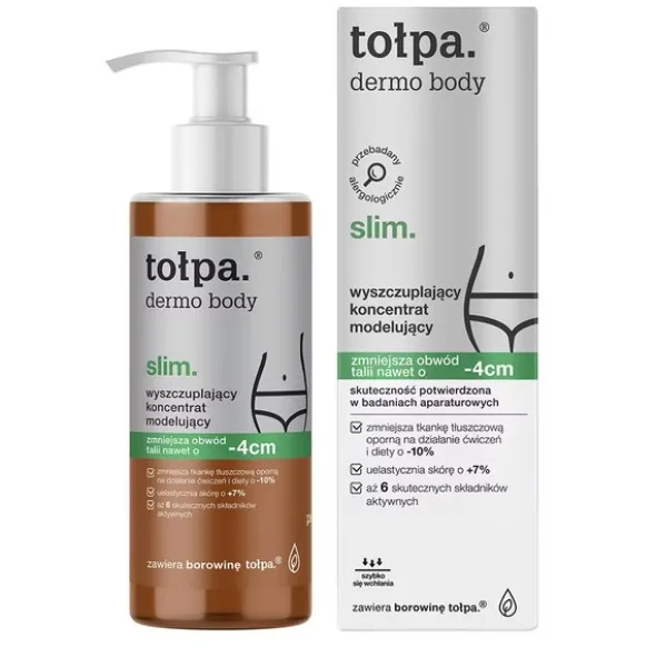 Tołpa dermo body slim, wyszczuplający koncentrat modelujący, 250 ml
