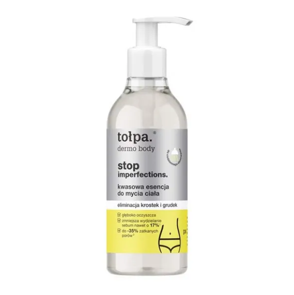 Tołpa Dermo Body Stop Imperfections, esencja kwasowa do mycia ciała, 300 ml