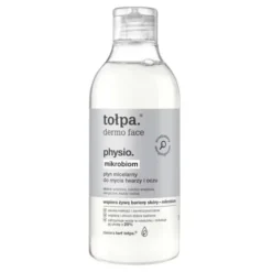 Tołpa dermo face physio. mikrobiom, płyn micelarny do twarzy i okolic oczu, 400 ml