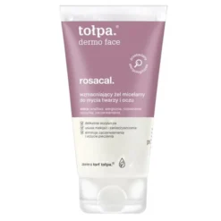 Tołpa Dermo Face Rosacal, wzmacniający żel micelarny do mycia twarzy i oczu, 150 ml