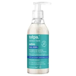 Tołpa dermo face sebio. Max Efekt., musujący żel-peeling z kamforą do mycia twarzy, 195 ml