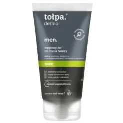 Tołpa dermo men. pure, żel węglowy do mycia twarzy dla mężczyzn, 150 ml