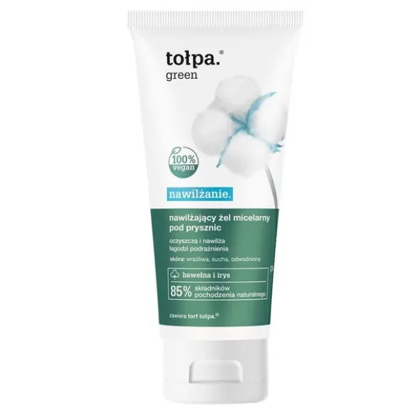 Tołpa Green, nawilżający żel micelarny pod prysznic, 200 ml