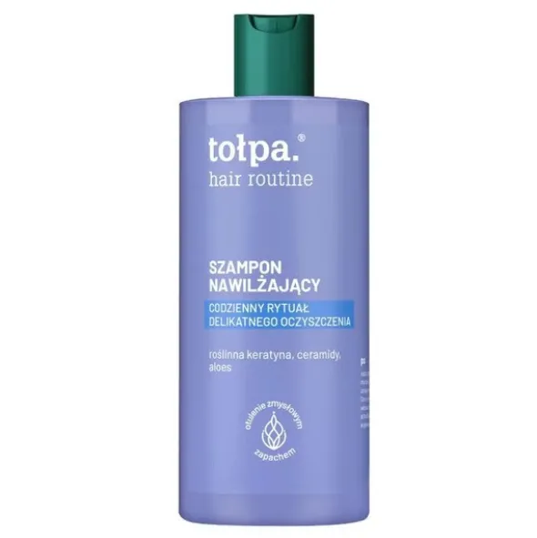 Tołpa Hair Routine, szampon nawilżający, rytuał delikatnego oczyszczania, 300 ml