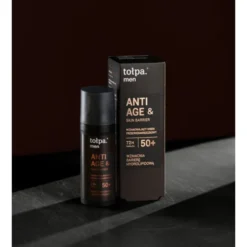 Tołpa Men anti age&skin barrier, wzmacniający krem przeciwzmarszczkowy 50+, 50 ml