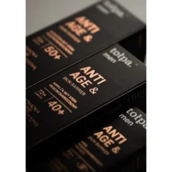 Tołpa Men anti age&skin barrier, wzmacniający krem przeciwzmarszczkowy 50+, 50 ml