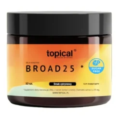 Topical Broad 25, żelki konopne bez cukru, smak cytrynowy, 30 szt.