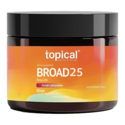 Topical Broad 25, żelki konopne, smak cytrynowy, 30 szt.