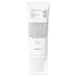 Transparent Lab Lightweight Sunscreen SPF50+, lekki krem przeciwsłoneczny do twarzy, 100 ml