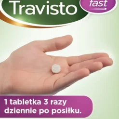 Travisto Fast, tabletki do ssania, smak porzeczkowy, 20 szt.