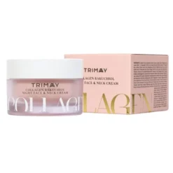 Trimay Collagen Bakuchiol Night Face & Neck Cream, krem na noc z kolagenem i bakuchiolem, 50 ml
