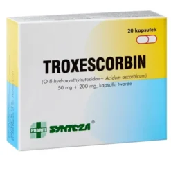 Troxescorbin, 50 mg+200 mg, kapsułki twarde, 20 szt.