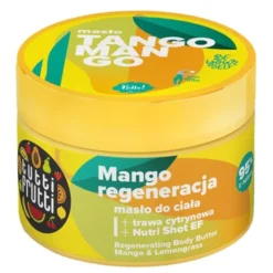 Tutti Frutti, regenerujące masło do ciała, Mango i Trawa Cytrynowa + Nutri Shot E+F, 200 ml