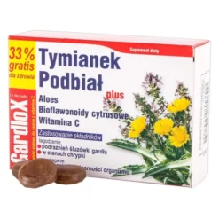 Tymianek i Podbiał plus, pastylki do ssania, 16 szt. + 8 szt. GRATIS